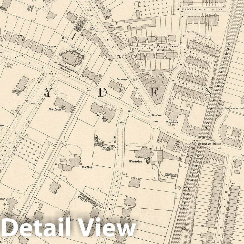 Historic Map : London (England), City Atlas Map, London Sheet XV.18 1896 - Vintage Wall Art