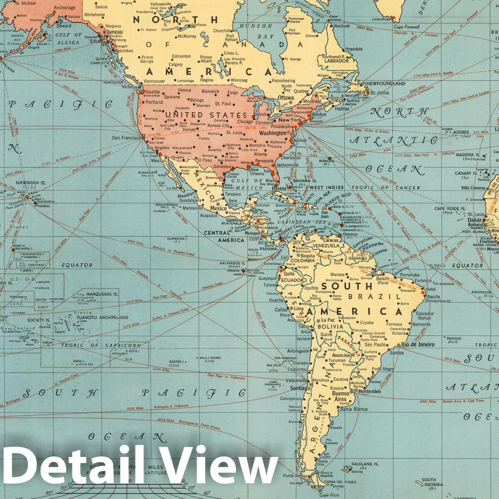 Historic Map : Follow the War with Hagstrom's Map of the World, 1942 v2