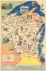 Historic Map - Wisconsin. Badger State. Highways to adventure 1964 - Vintage Wall Art