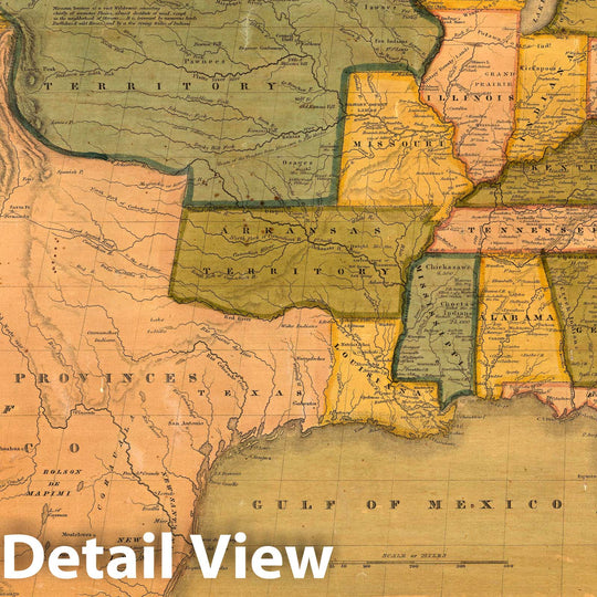 Historic Map : Map of the United States, 1826 v1