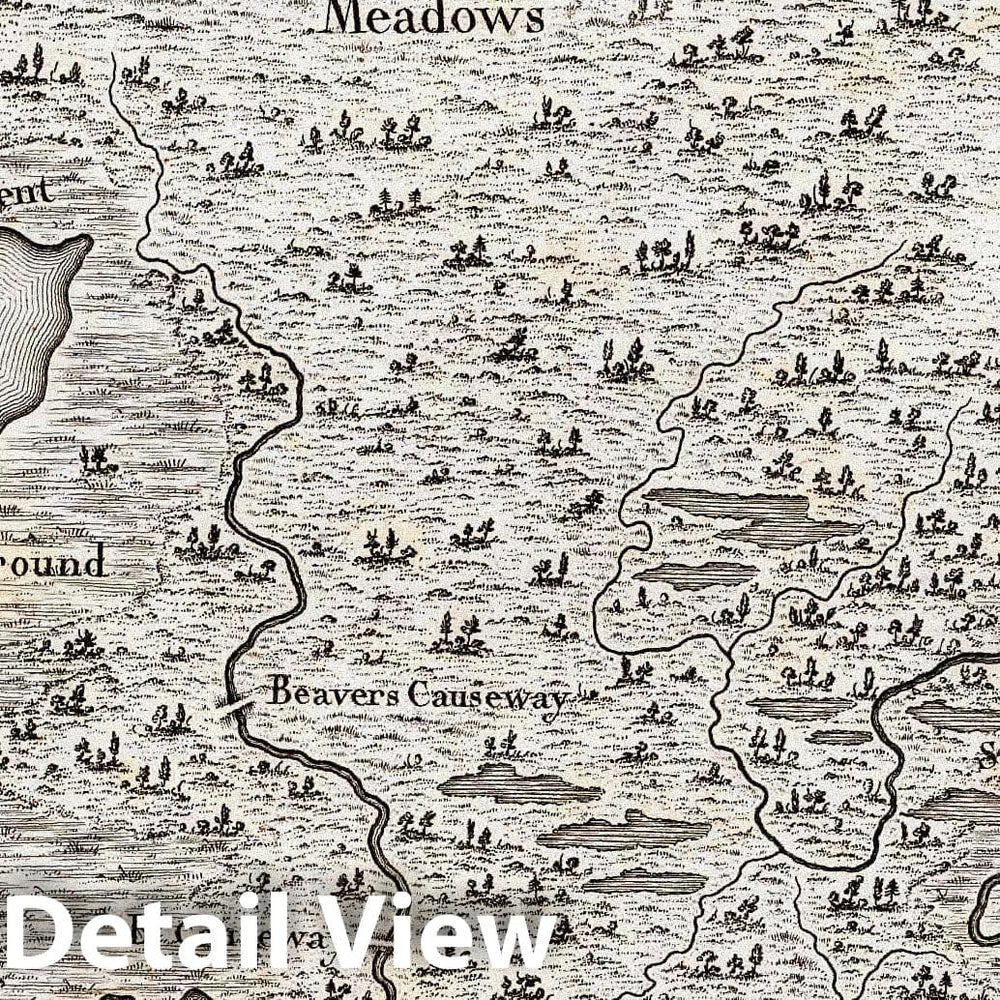 Historic Map : Plan of the Fort of New Madrid or Anse A La Graisse. 1796 - Vintage Wall Art