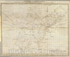 Historic Map : Guide Book, A diagram of the United States shewing the bearings and distances. 1822 - Vintage Wall Art