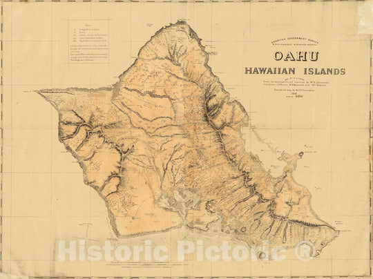 Historic Map - Department of The Interior General Land office Map - State of Michigan. 1878 - Vintage Wall Art