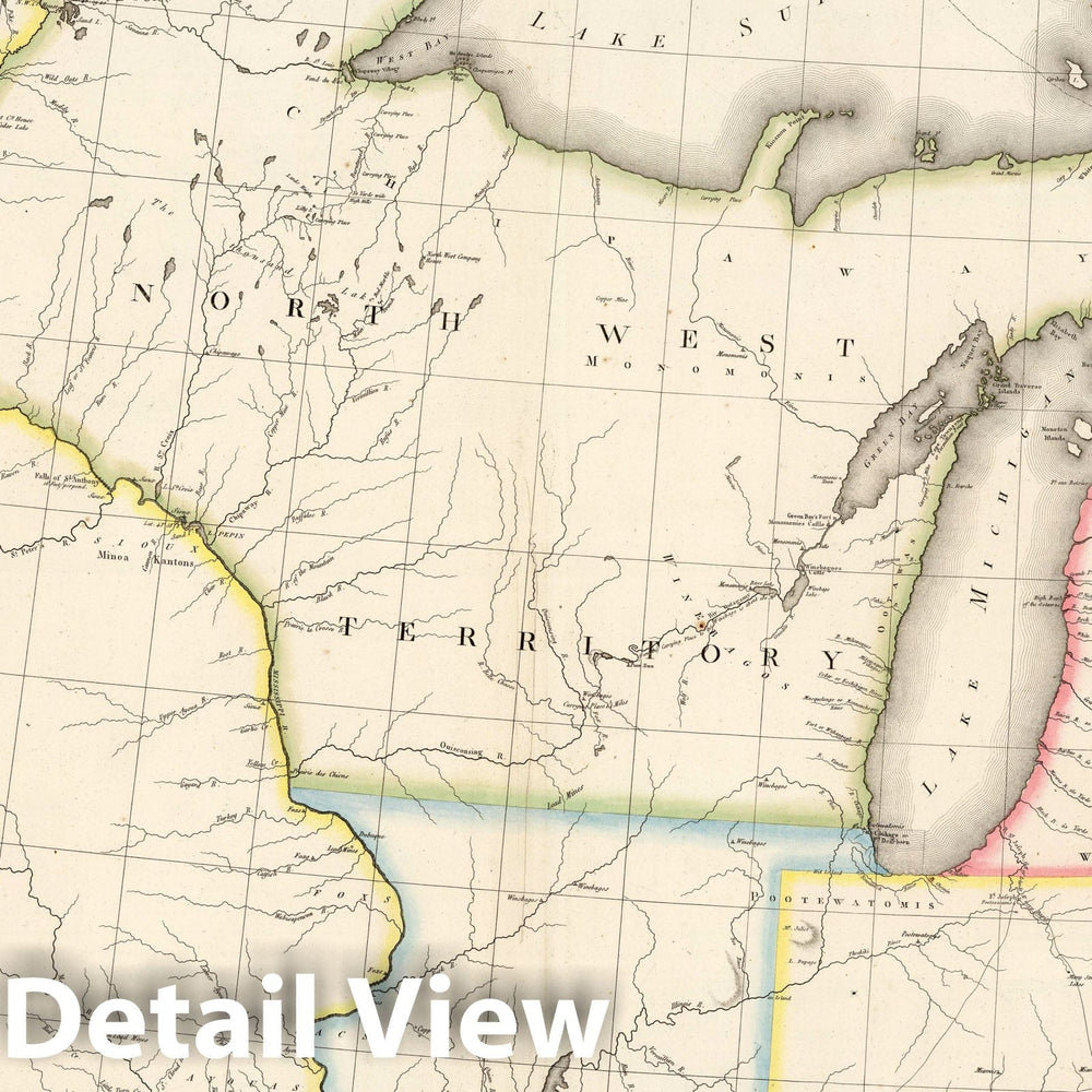 Historic Map : Sheet 1: United States of Nth. America. 1820 - Vintage Wall Art