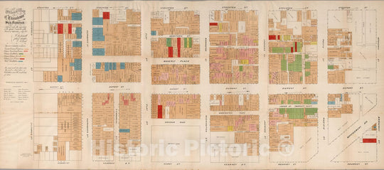 Historic Map : Official Map of Chinatown in San Francisco, 1885 v2