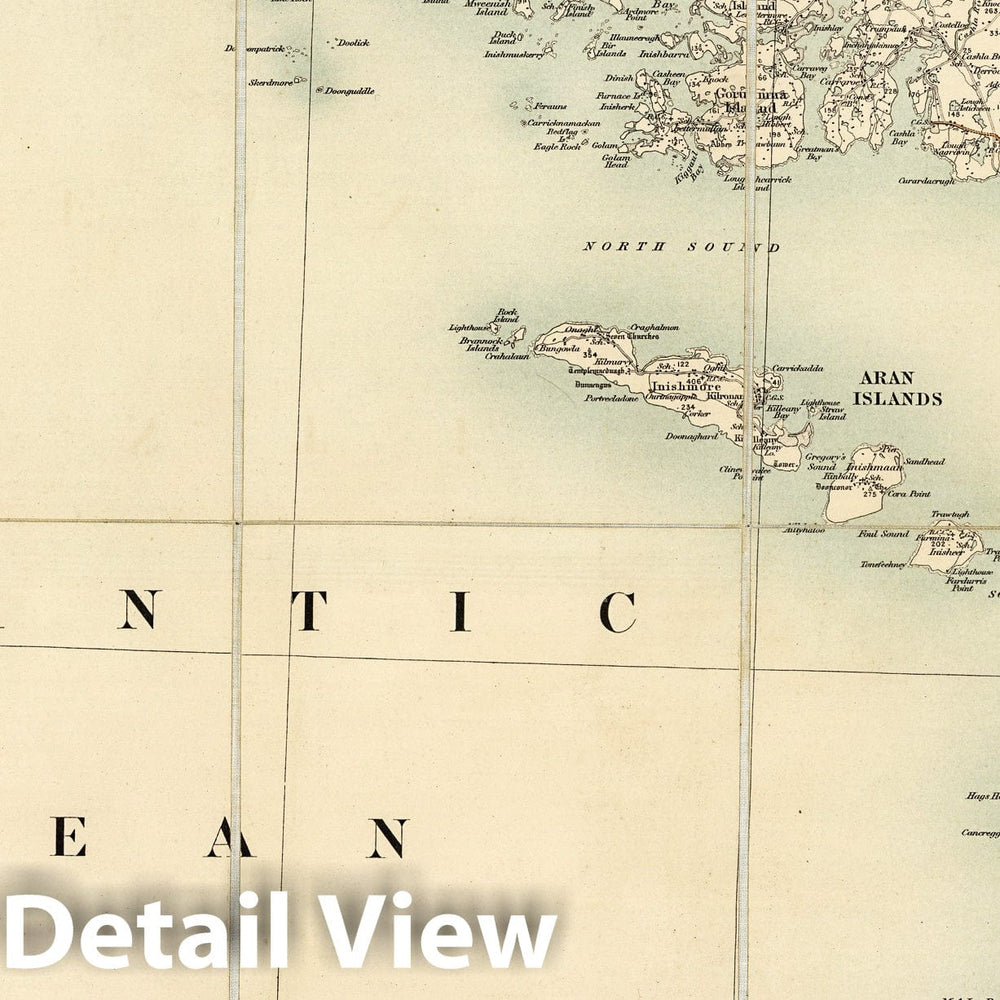 Historic Map : Sheet 9. 1904 - Ordnance Survey Ireland Quarter-inch Series. - Vintage Wall Art