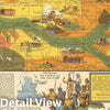 Historic Map : Nebraska, the Cornhusker State 1939 - Vintage Wall Art