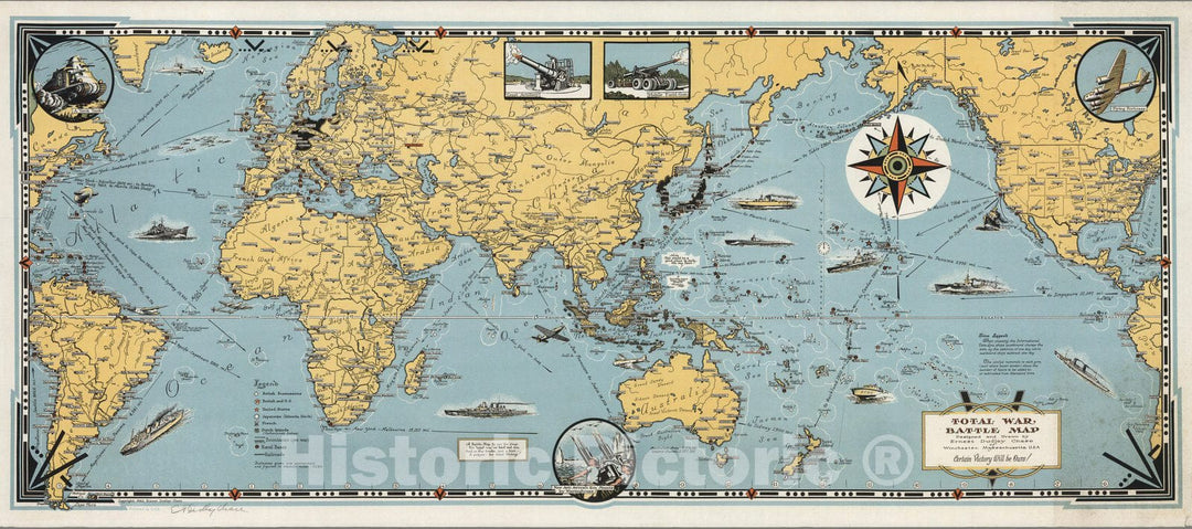 Historic Map : Total War, Battle Map, 1942 v2