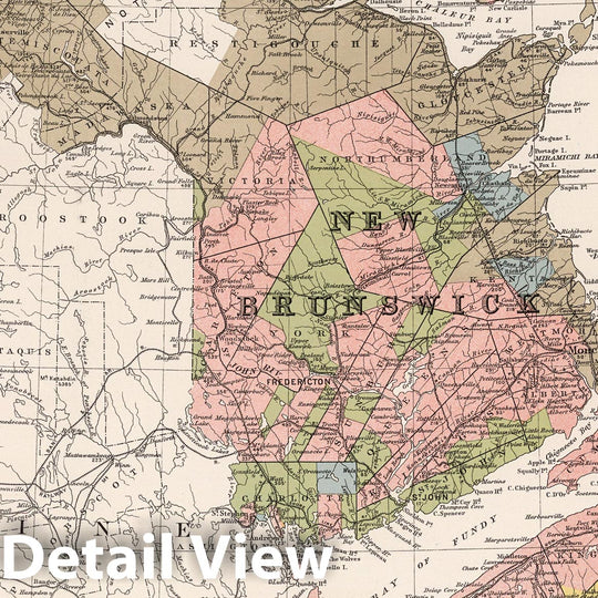 Historic Map : Origin of the population 1911. Maritime Provinces and Quebec 1915 - Vintage Wall Art