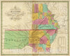 Historic Map - Map of the State of Missouri And Territory of Arkansas, 1826 - Vintage Wall Art