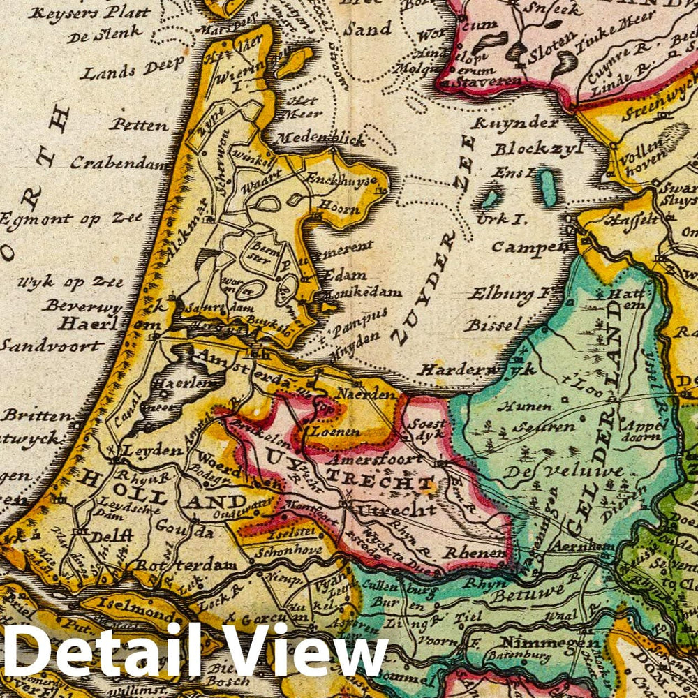 Historic Map : World Atlas Map, The United Provinces or Netherlands and Arx Britannica. 1736 - Vintage Wall Art