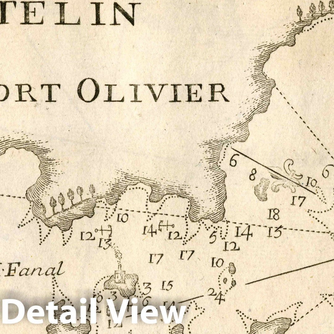 Historic Map : Kolpos Geras Bay (Island of Lesbos or Metelin, Greece) Chart Map, Pl. 102. Kolpos Geras Bay, Isle of Lesbos or Metelin, Greece. 1764, Vintage Wall Art