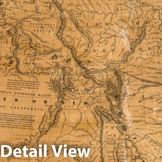 Historic Map : A New Map of Texas Oregon and California With The Regions Adjoining, 1846 v2