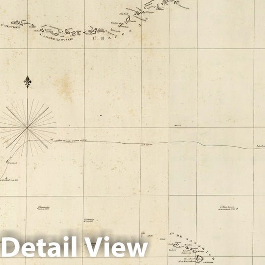 Historic Map : Carta General Para Las Navegaciones Separa el Continente Americano del Asiatico, 1825, Vintage Wall Decor