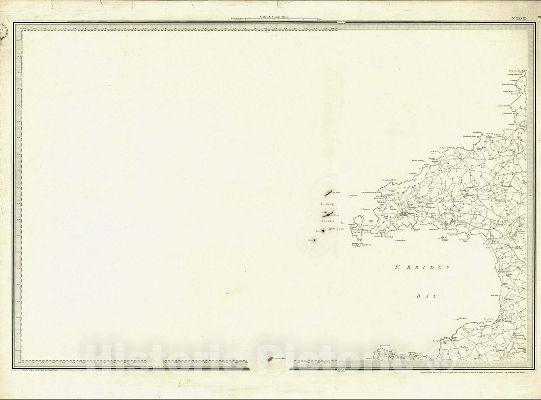 Historic Map : Geologic Atlas Map, 39. Smalls Light. 1867 - Vintage Wall Art