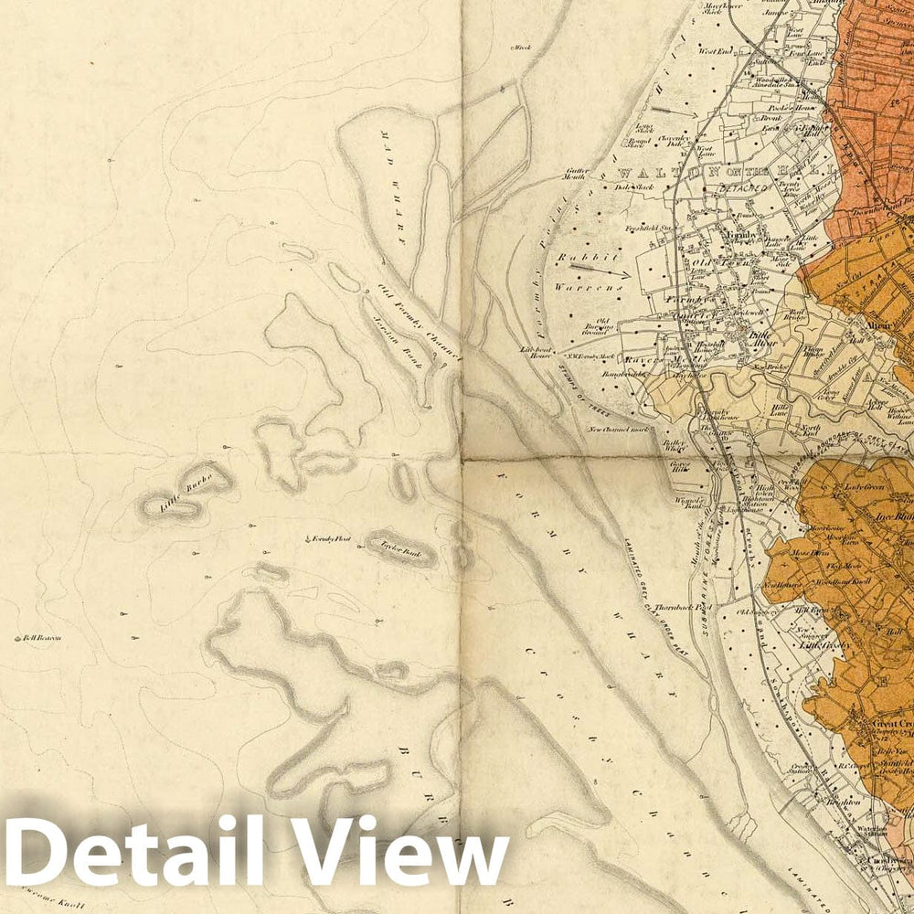 Historic Map : Geologic Atlas Map, 90. Southport, SE Quad. 1873 - Vintage Wall Art