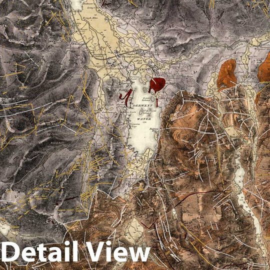 Historic Map : Geologic Atlas Map, 102. Alston, Appleby, NE Quad. 1883 - Vintage Wall Art