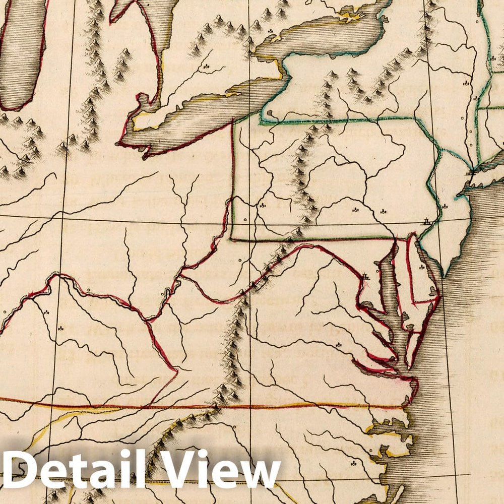 Historic Map : United States of America. Copied from Wilkinson's General Atlas, 1815 Atlas - Vintage Wall Art