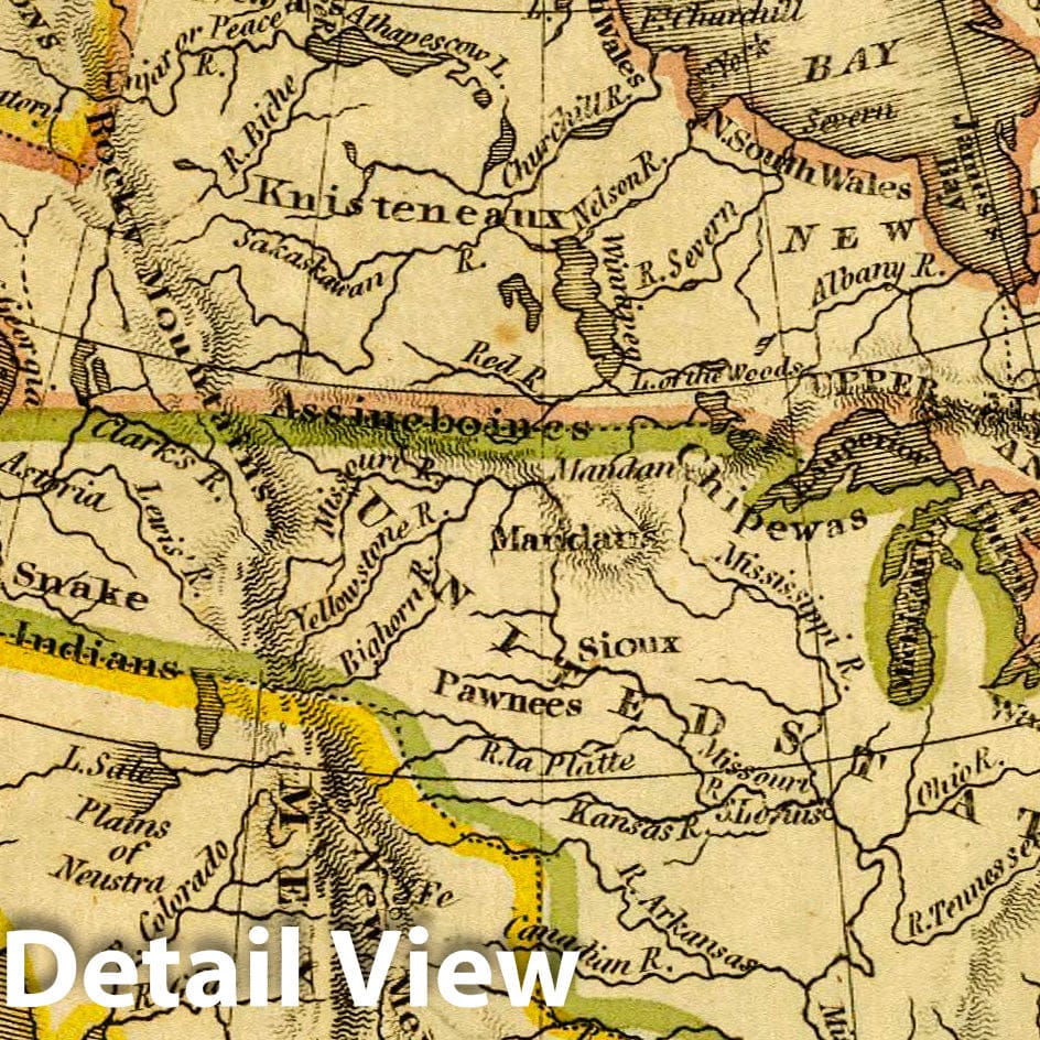 Historic Map : North America. H. Morse, Sc. Published by Cummings, Hilliard & Co, Boston. (1826), 1826 Atlas - Vintage Wall Art