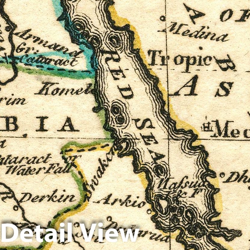 Historic Map : 1758 Egypt, Nubia And Abissinia. Atlas Minimus or a New Set of Pocket Maps of the Several Empires, Kingdoms and States of the Known World