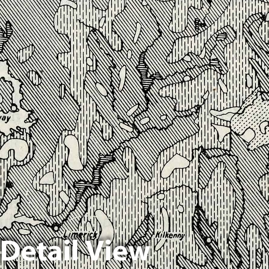 Historic Map : Fig. 4. Ireland: Population Density, 1940 Military Atlas - Vintage Wall Art