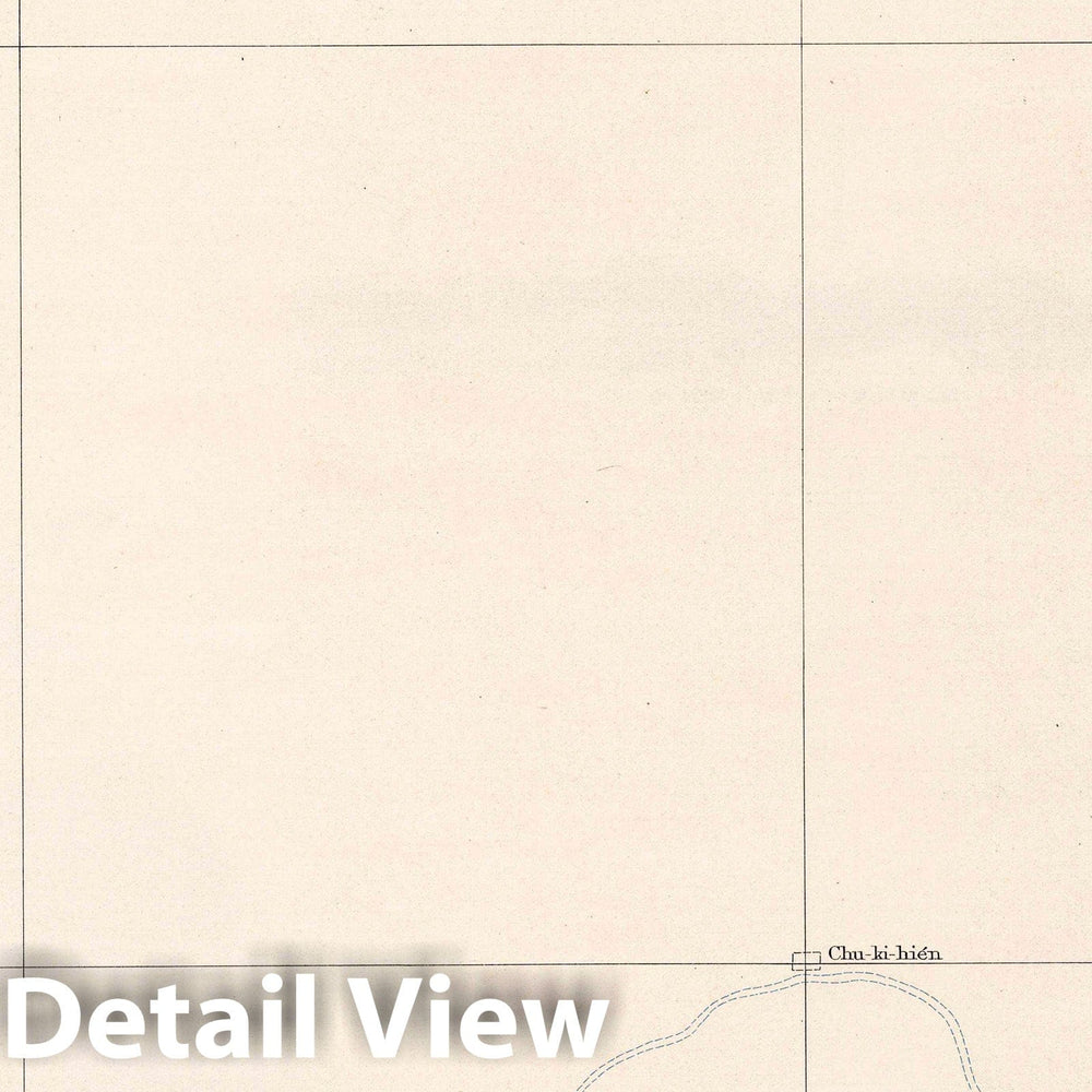 Historic Map : China, d-5. Tsong-Kia-Pa Sheet, 1906 Geologic Atlas , Vintage Wall Art