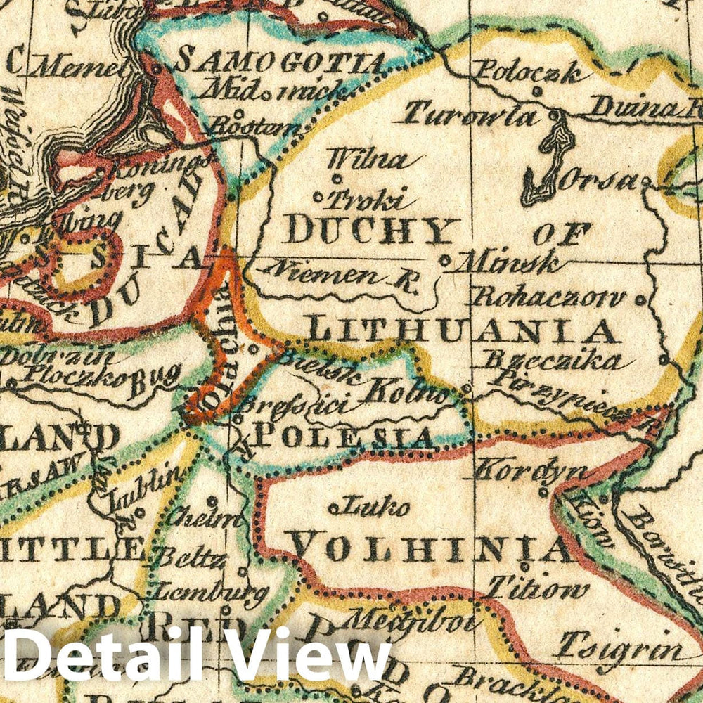 Historic Map : Poland. (to accompany) Atlas Minimus or a New Set of Pocket Maps of The Several Empires, Kingdoms and States of The Known World, 1758 Atlas - Vintage Wall Art