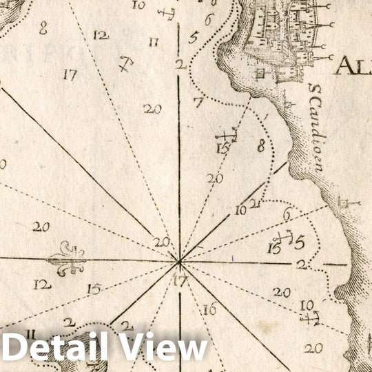 Historic Map : Alexandrette (Turkey), Pl. 115. Iskenerun or Scanderoon, Turkey, 1764 Chart , Vintage Wall Art