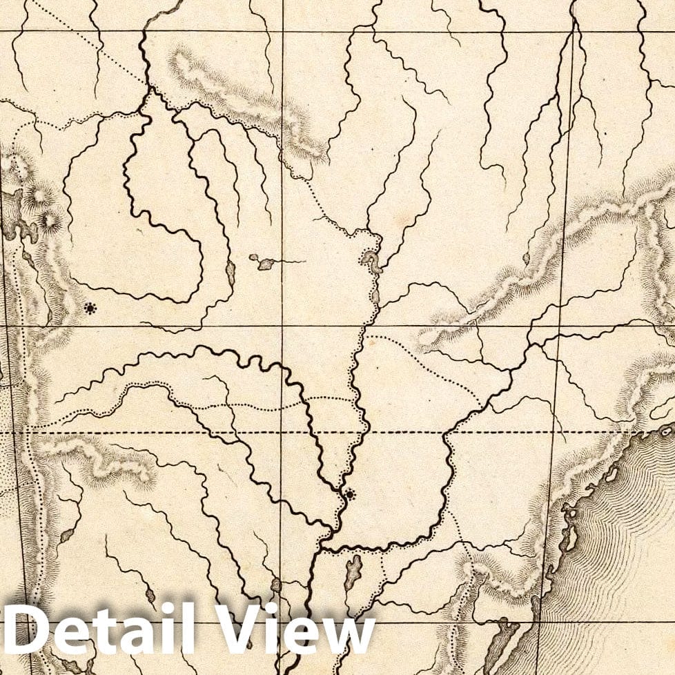 Historic Map : Map of South America., 1839, Vintage Wall Decor