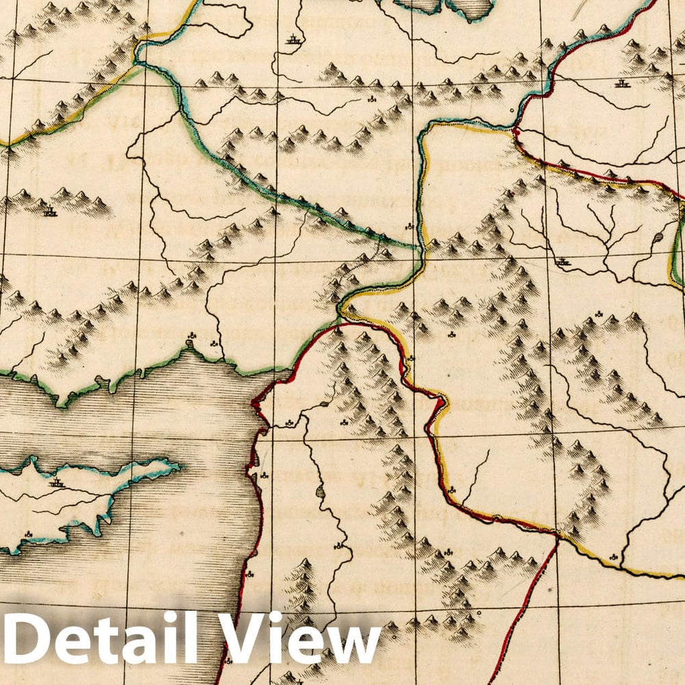 Historic Map : Turkey in Asia. Copied from Wilkinson's General Atlas, 1815 Atlas - Vintage Wall Art