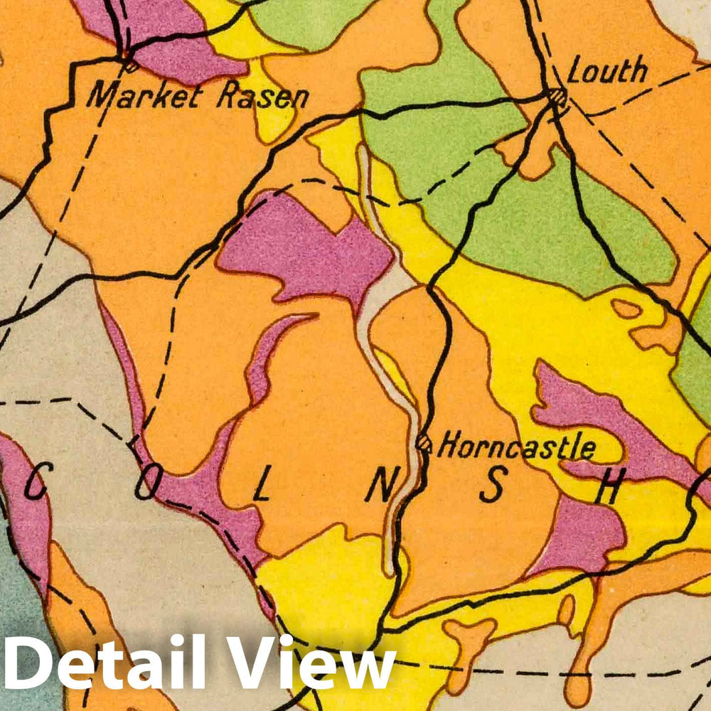 Historic Map : 1941 Military Atlas - Soil Conditions in The Hinterland of The East English Coast. London Basin, etc. - Vintage Wall Art