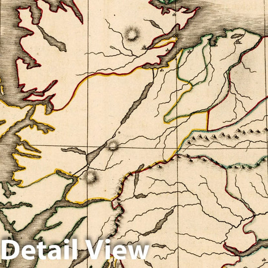 Historic Map : Scotland. Copied from Wilkinson's General Atlas, 1815 Atlas - Vintage Wall Art