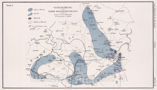 Historic Map : Geologic Atlas - 1913 Coal Fields No. 6, Austria. Coal Resources of the World. - Vintage Wall Art