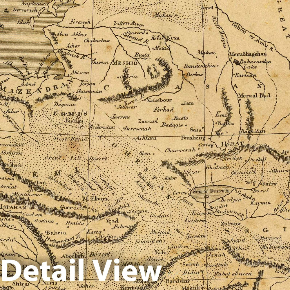 Historic Map : 1812 Persia. - Vintage Wall Art