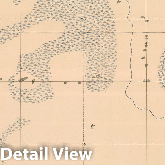 Historic Map : Geologic Atlas - 1896 Detailed Geology Sheet XVII. - Vintage Wall Art