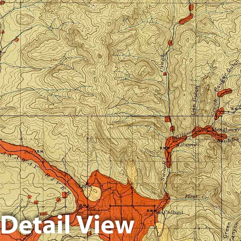 Historic Map : Geologic Atlas - 1900 Plate CXXXI. Mount Stuart Quadrangle, Washington, Land Classification and Density of Standing Timber. - Vintage Wall Art