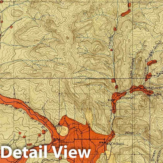 Historic Map : Geologic Atlas - 1900 Plate CXXXI. Mount Stuart Quadrangle, Washington, Land Classification and Density of Standing Timber. - Vintage Wall Art