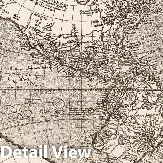 Historic Map : Exploration Book - 1889 America sive India Novam, 1609. - Vintage Wall Art