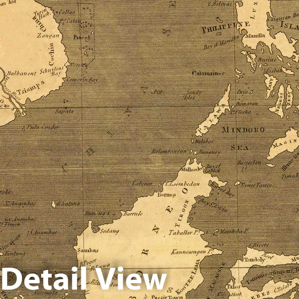 Historic Map : 1804 East India Islands. - Vintage Wall Art