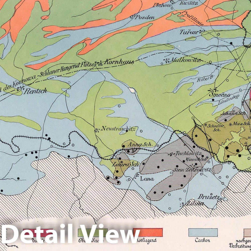 Historic Map : Geologic Atlas - 1913 Coal Fields No. 7, Austria. Coal Resources of the World. - Vintage Wall Art