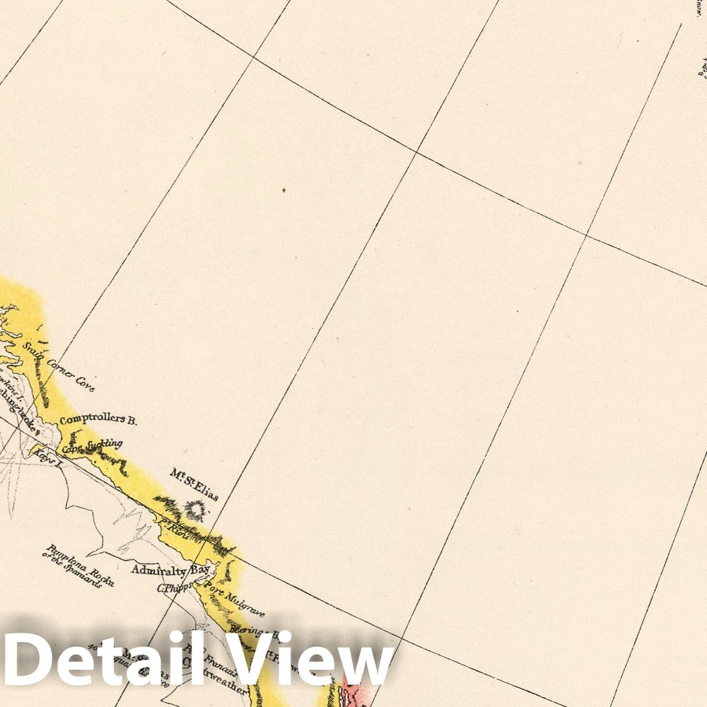 Historic Map : 1824 Arrowsmith's North America (northwestern portion). - Vintage Wall Art