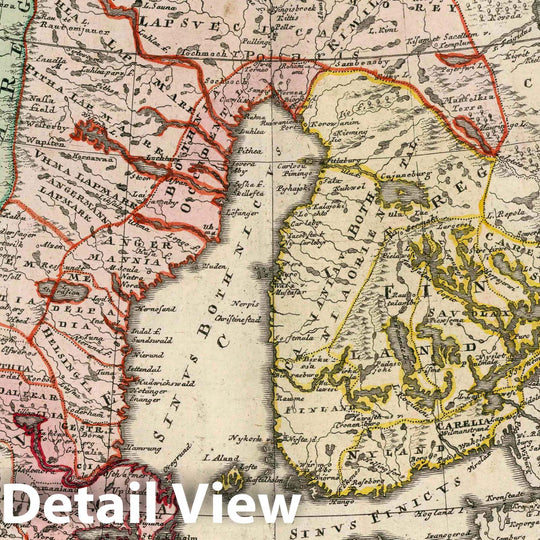 Historic Map : Sweden, Scandinavia 1753 Tabula Geographica Regnorum Sueciae Daniae et Norwegiae , Vintage Wall Art