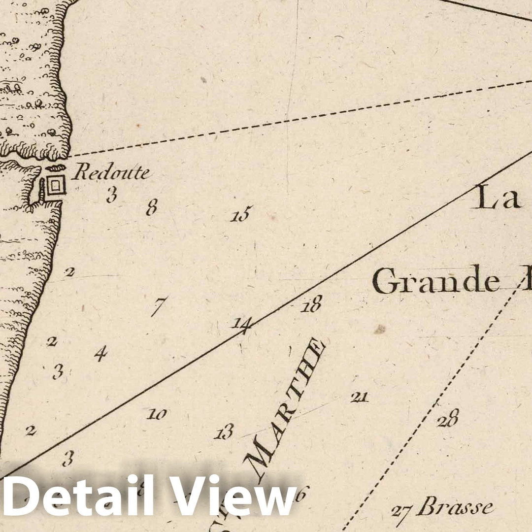 Historic Map : Colombia, 1764 Plan Du Port De S[ain]te Marthe : dans l'Amerique Meridionale , Vintage Wall Art