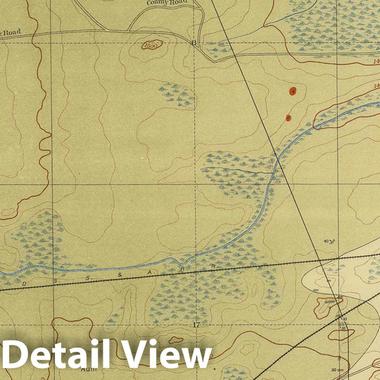 Historic Map : Geologic Atlas - 1896 Detailed Geology Sheet XXV. - Vintage Wall Art