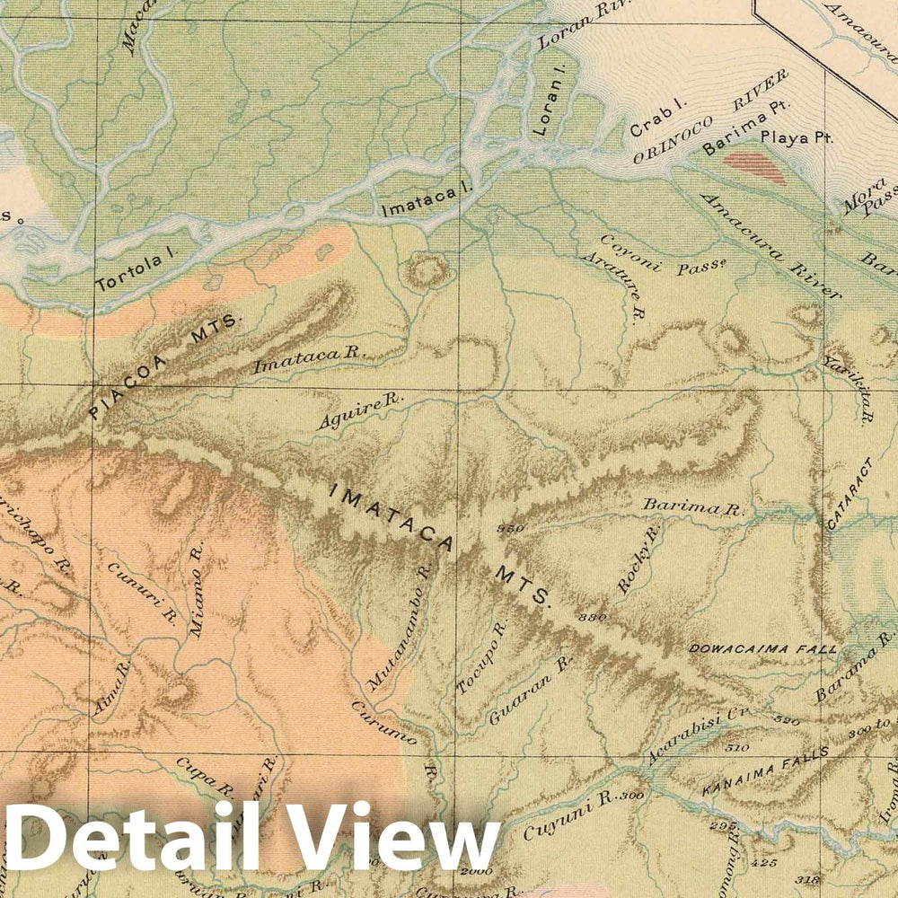 Historic Map : National Atlas - 1897 Forests and Savannas. - Vintage Wall Art