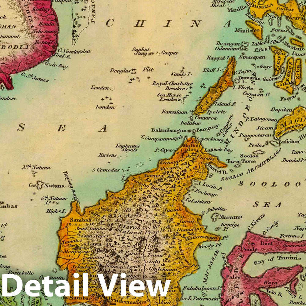 Historic Map : 1812 East India Islands. - Vintage Wall Art