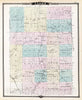 Historic Map : 1878 Map of Clark County, State of Wisconsin. - Vintage Wall Art