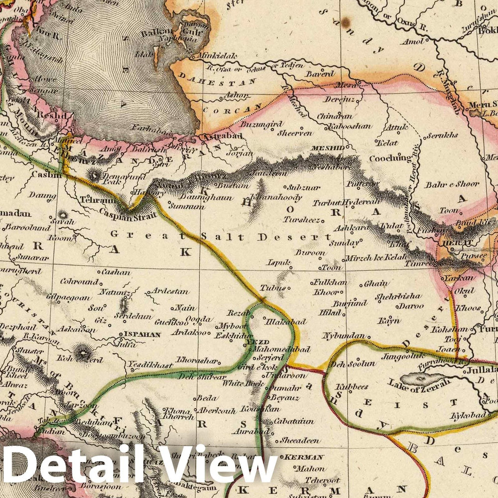 Historic Map : 1817 Persia : Vintage Wall Art