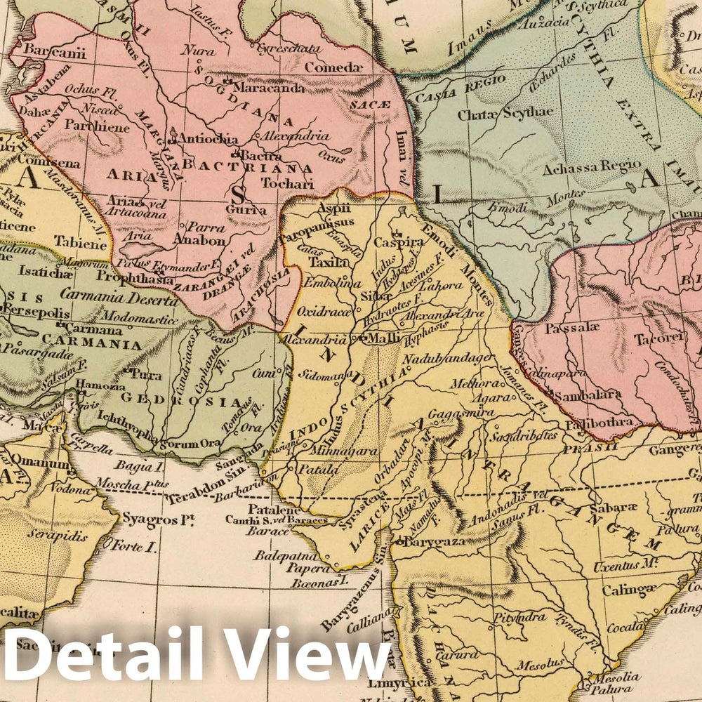 Historic Map : India; Saudi Arabia; Myanmar; Afghanistan, Middle East 1807 Orientis Tabula. , Vintage Wall Art