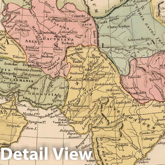 Historic Map : India; Saudi Arabia; Myanmar; Afghanistan, Middle East 1807 Orientis Tabula. , Vintage Wall Art